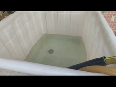 Horizontal seawater desalination unit